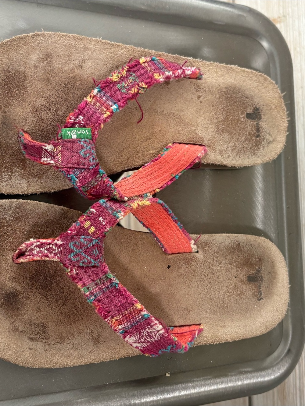 Sanuk Women's Blanket Flip Flops